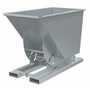 Vestil No Bump HD Hopper .75CbYd Silver