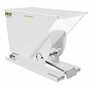 Vestil D-75-HD-WHT HD Hopper .75 CbYd White