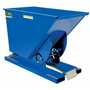 Vestil D-75-LD LD Hopper .75 CbYd Blue