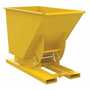 Vestil No Bump MD Hopper .75CbYd Yellow