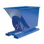 Vestil No Bump MD Hopper .75CbYd Blue