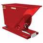 Vestil D-75-MD-SR MD Hopper .75 CbYd Soda Red