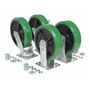 Vestil Polyurethane Caster Kit 8 in x 2 in 4000 lb Cap, Green