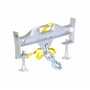 Vestil D-FORK-4-SL Hoist Option Hook Dbl Swivel/Lat