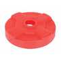 Vestil Low-Density Polyethylene Drum Recycling Lid 30 Gallon Red