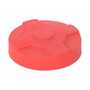 Vestil Low-Density Polyethylene Drum Cover 30 Gallon, Red