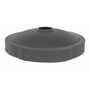 Vestil DC-P-55-CANF-UF-BK Universal 55 Gal. Rec. Lip Flap BK