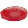 Vestil Low Density Polyethylene Drum Cover 55 Gallon Universal Fit Red