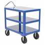 Vestil DH-PH4-3460-3 34x60 HD Ergo Handle Cart 3Shelf