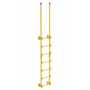 Vestil Steel Walk Through Dock Ladder 7 Step 300 Lb. Cap, Yellow