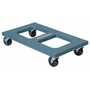 Vestil Polyethylene Flush Top Dolly 18 In. x 30 In. 1000 Lb. Cap, Blue