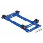 Vestil Steel Revolving Drum Cradle Blue
