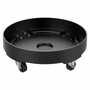 Vestil DRUM-DP-LD-55-BK 55 Gallon LD Poly Drum Dolly Black