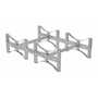 Vestil DRUM-RACK-2-G Galvanized 2 Drum Stackable Rack