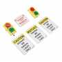 Vestil DTS-5-LED-24DC 24V Traffic System Stop Go Set