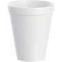 10 Oz Dart Foam J Cup J10J10 White Disposable Insulated Hot and Cold Cups