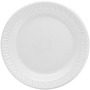 Dart® 6PWQRPK Mediumweight Foam Dinnerware, Plate, 6" dia, White, 125/Pack