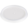 Dart® 4JL Plastic Lids, Fits 4 oz Cups, Vented, Translucent, 100/Pack, 10 Packs/Carton