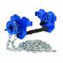 Vestil Steel Geared Eye Manual Trolley 1000 Lb. Cap, Blue
