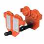 Vestil Steel Push Eye Manual Trolley 1000 Lb. Cap, Orange