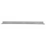 Vestil Steel E-Track 10 Ft. Length 6 Pack Gray