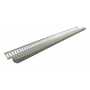 Vestil Steel Zinc Plated E-Track 10 Ft. Length 10 Pack Gray