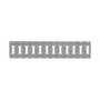 Vestil Steel E-Track 2 Ft. Length 1 Pack Gray