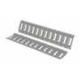 Vestil Steel E-Track 2 Ft. Length 2 Pack Gray