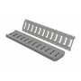 Vestil Steel E-Track 2 Ft. Length 6 Pack Gray