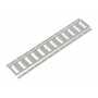 Vestil Steel Zinc Plated E-Track 2 Ft. Length 1 Pack, Gray
