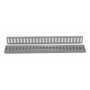 Vestil Steel E-Track 4 Ft. Length 10 Pack Gray