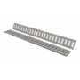 Vestil Steel E-Track 4 Ft. Length 4 Pack Gray