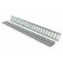 Vestil Steel Zinc Plated E-Track 4 Ft. Length 4 Pack, Gray