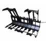 Vestil Steel Skid Steer Grab Bucket 72 In. Overall Width Black