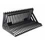 Vestil Steel Low Profile Skid Steer Rock Grader 72 In. Black