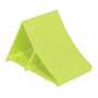 Vestil EALUM-7-FYL Alum. Wheel Chock Fluorescent YL