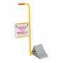 Vestil EALUM-7-HS Alum. Wheel Chock w/Handle Sign