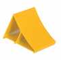Vestil Aluminum Wheel Chock 11-3/4 In. x 7 In. x 8 In. Yellow