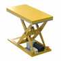 Vestil Steel Electric Hydraulic Scissor Table 24"x48" With Internal Power Unit 1,500 Lb. Capacity Yellow