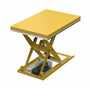 Vestil Steel Electric Hydraulic Scissor Table 32"x48" With Internal Power Unit 1,500 Lb. Capacity Yellow