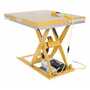Vestil Steel Electric Hydraulic Scissor Table 40"x48" With Internal Power Unit 1,500 Lb. Capacity Yellow