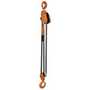 Vestil Steel Economy Lever Hoist 5 Ft. Chain 12,000 Lb. Cap, Orange