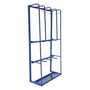 Vestil Steel Expandable Vertical Bar Rack 106 In. 4000 Lb. Cap, Blue