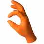 Eagle Protect 1030 Visible Textured Nitrile Gloves, Orange, 6 Mil