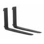 Vestil Forged Steel Forks 42 In. x 1-3/4 In. 5,000 Lb. Cap, Black