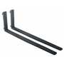 Vestil Forged Steel Forks 60 In. x 1-3/4 In. 5,000 Lb. Cap, Black
