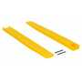 Vestil Polyethylene Fork Blade Protectors 4 In. x 48 In. Yellow