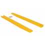 Vestil Polyethylene Fork Blade Protectors 4 In. x 60 In. Yellow