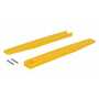 Vestil Polyethylene Fork Blade Protectors 5 In. x 42 In. Yellow