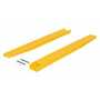 Vestil Polyethylene Fork Blade Protectors 5 In. x 48 In. Yellow